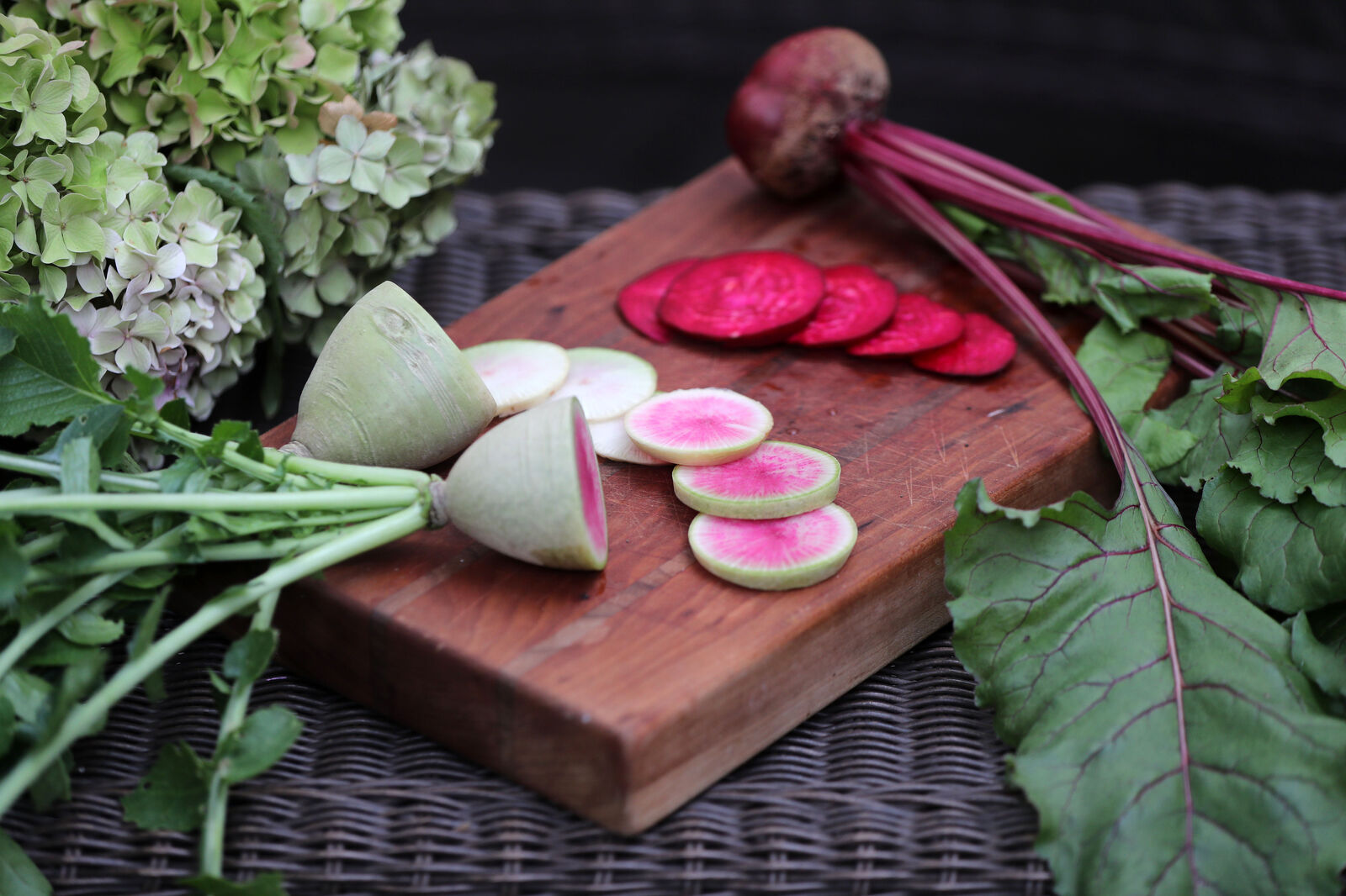 Beets and radishes